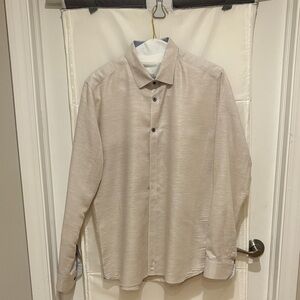 Ted Baker London Cream Button-Up Shirt